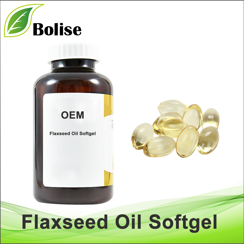 Flaxseed Oil Softgel Lowering Blood Pressure