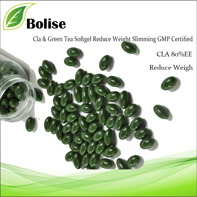 Mäkký gél Cla & Green Tea na zníženie hmotnosti a certifikáciu GMP Certified
