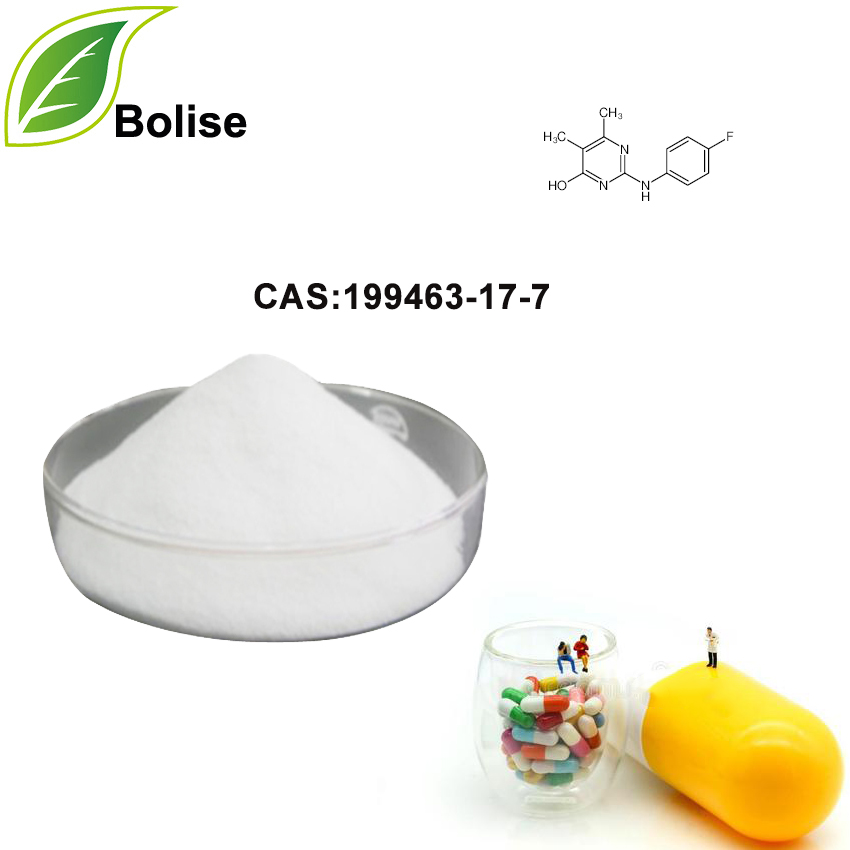 4-hydroxy-2-(4-fluoroanilino)-5, 6-dimethylpyrimidine