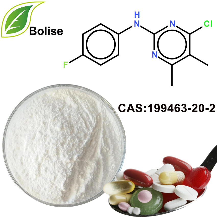 4-Cloro-2- (4-fluorofenilamino) -5,6-dimetilpirimidina