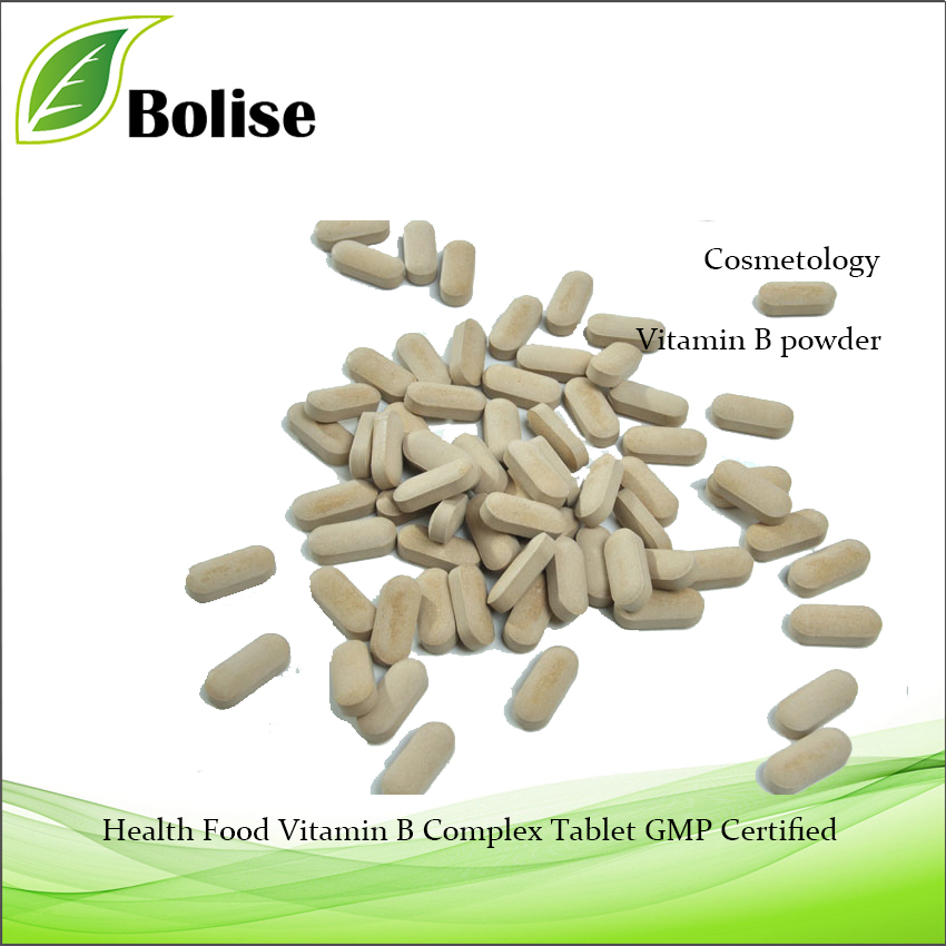 Makanan Kesehatan Vitamin B Complex Tablet Bersertifikat GMP