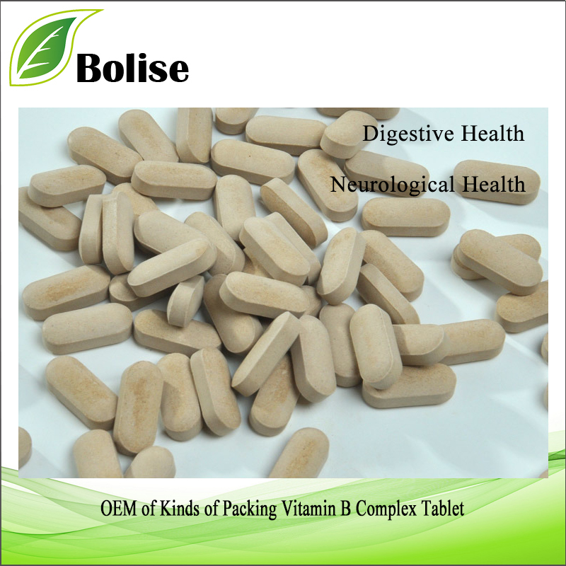 B vitamīna kompleksa tablešu iepakojuma veidu oriģināls