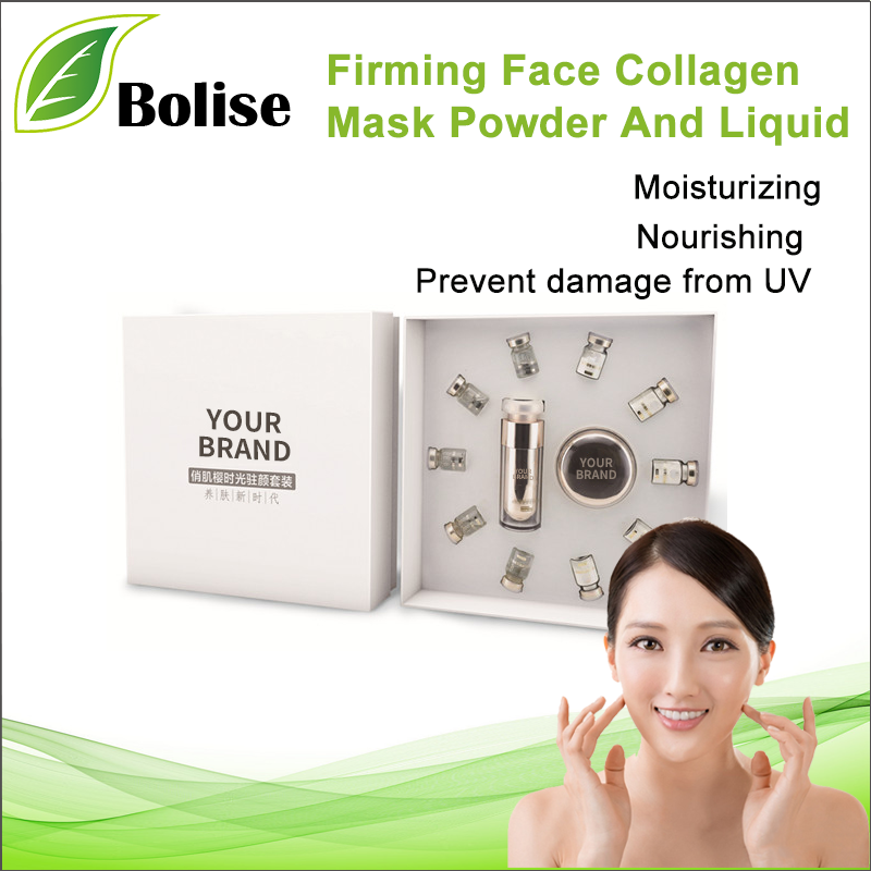 Firming Face Collagen Mask Powder And Liquid