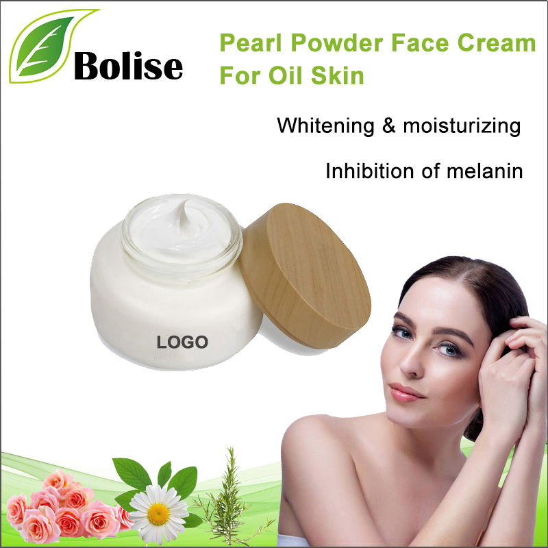 OEM de crème pour le visage en poudre de perle pour la peau à l'huile