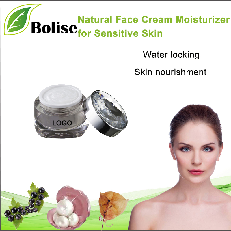 Natural Face Cream Moisturizer สำหรับผิวบอบบาง