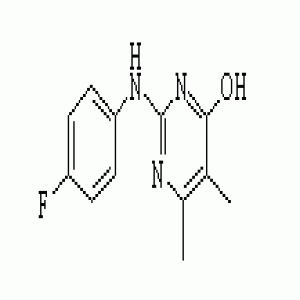 4-hydroxy-2-(4-fluoroanilino)-5, 6-dimethylpyrimidine 4-hydroxy-2-(4-fluoroanilino)-5, 6-dimethylpyrimidine